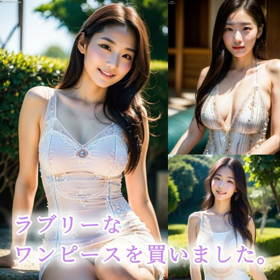 【素人美乳】ちょっとHなラブラブワンピース〜着衣フェチさん見てください〜【124p】