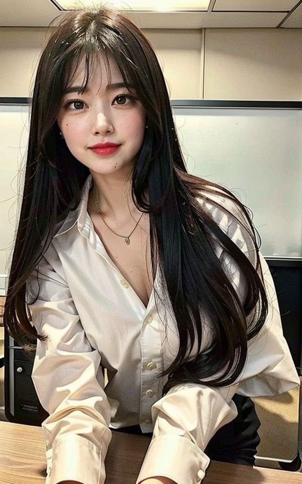 新人とオフィスで