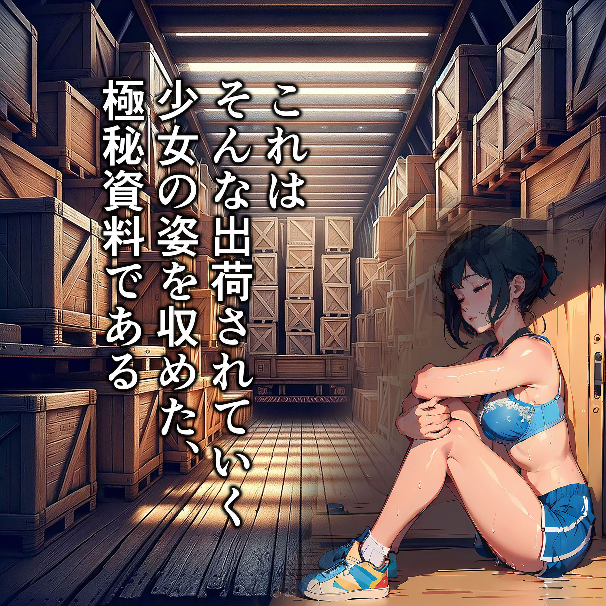 出荷される女の子 〜拘束×箱詰め〜
