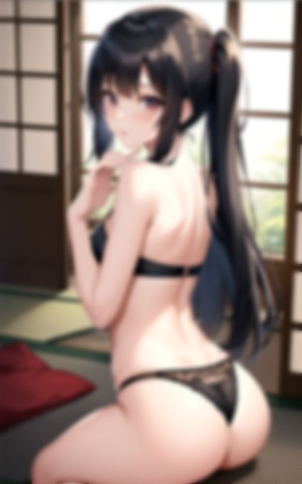 童貞の僕が着物美人の魅せるお尻で挑発されて…。