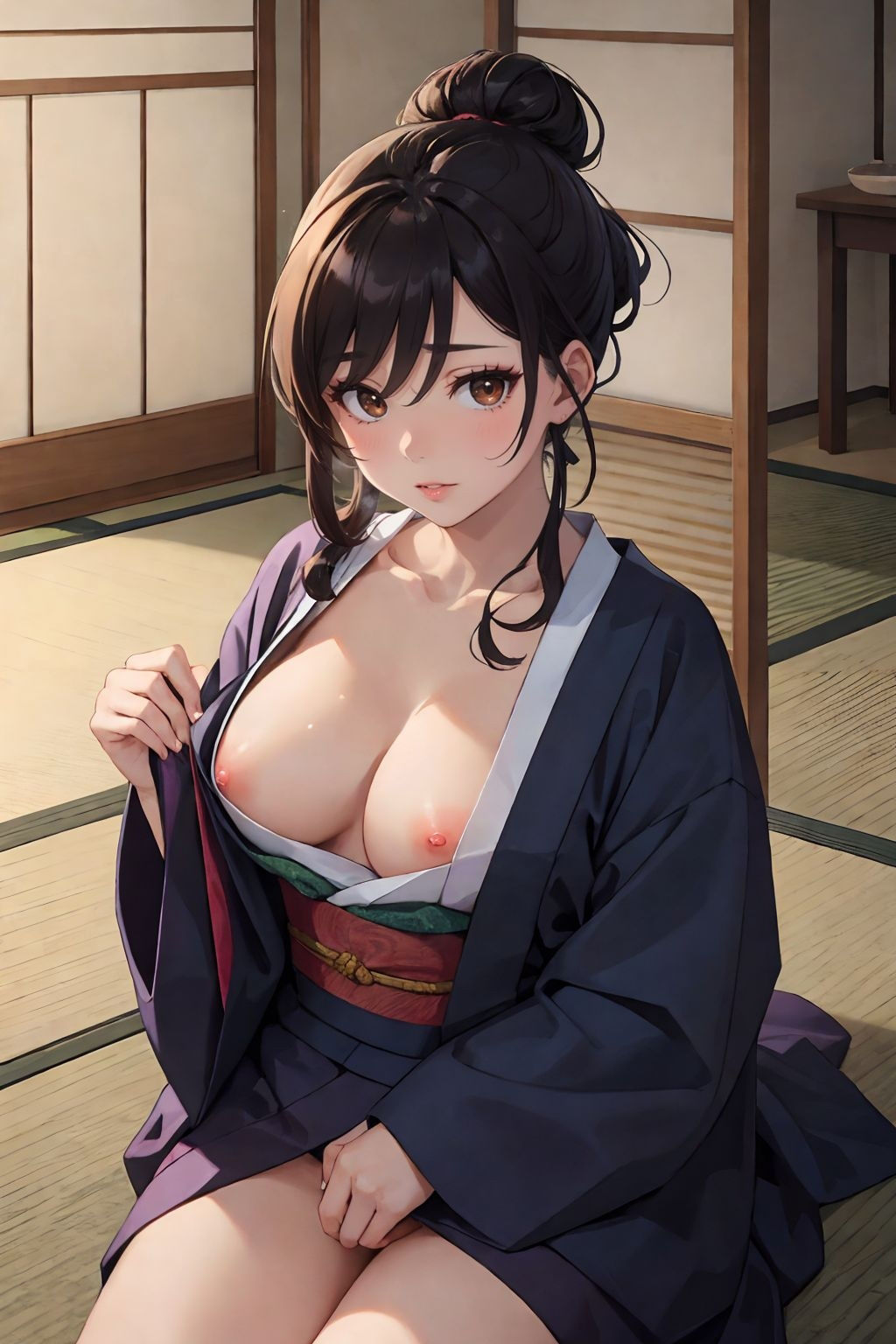 着物美人の夜●いSEX