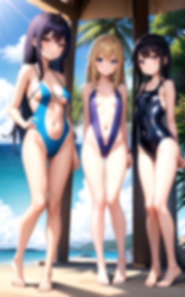 ビーチで出会った淫乱水着ギャルに初めての撮影会