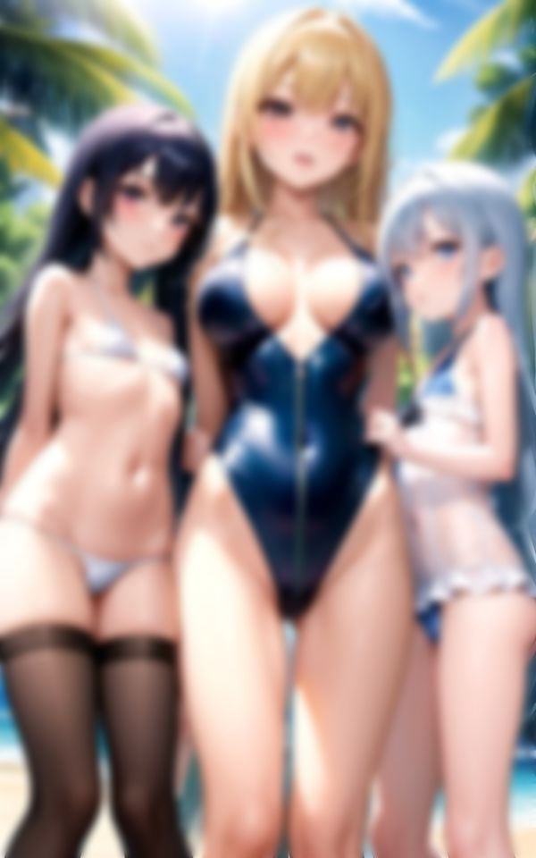 ビーチで出会った淫乱水着ギャルに初めての撮影会