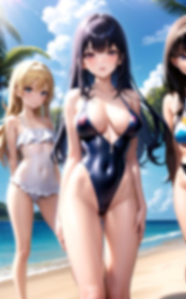 ビーチで出会った淫乱水着ギャルに初めての撮影会