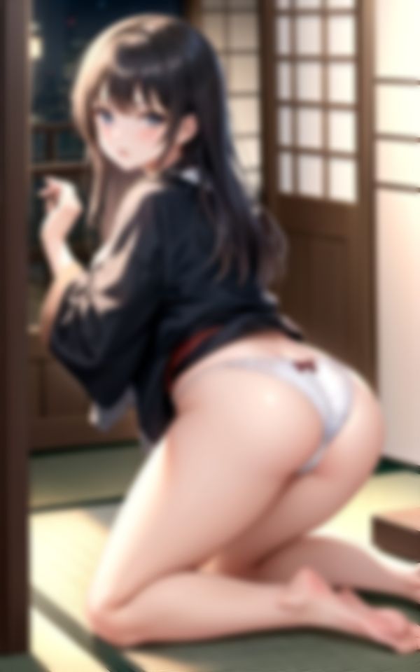 童貞くんを魅惑のヒップで誘惑してくる着物美人がエロすぎて…。