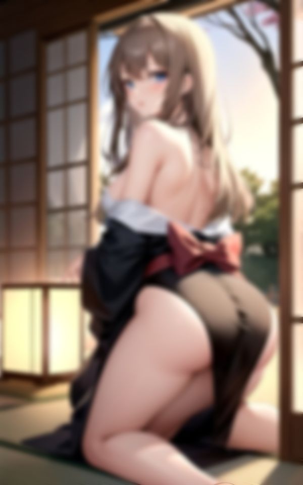 童貞くんを魅惑のヒップで誘惑してくる着物美人がエロすぎて…。