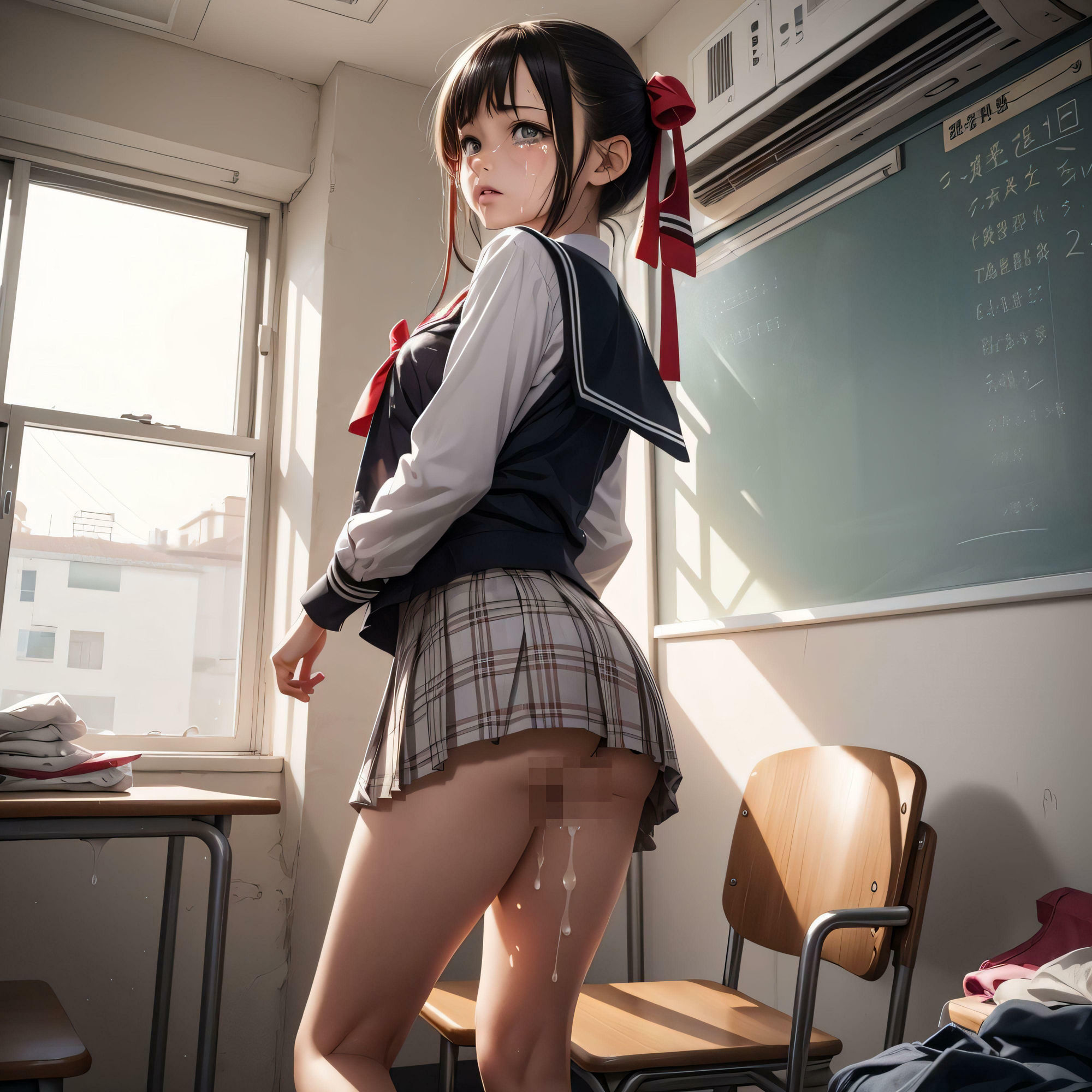 どこにも居場所のない少女達は学校で種付けされる