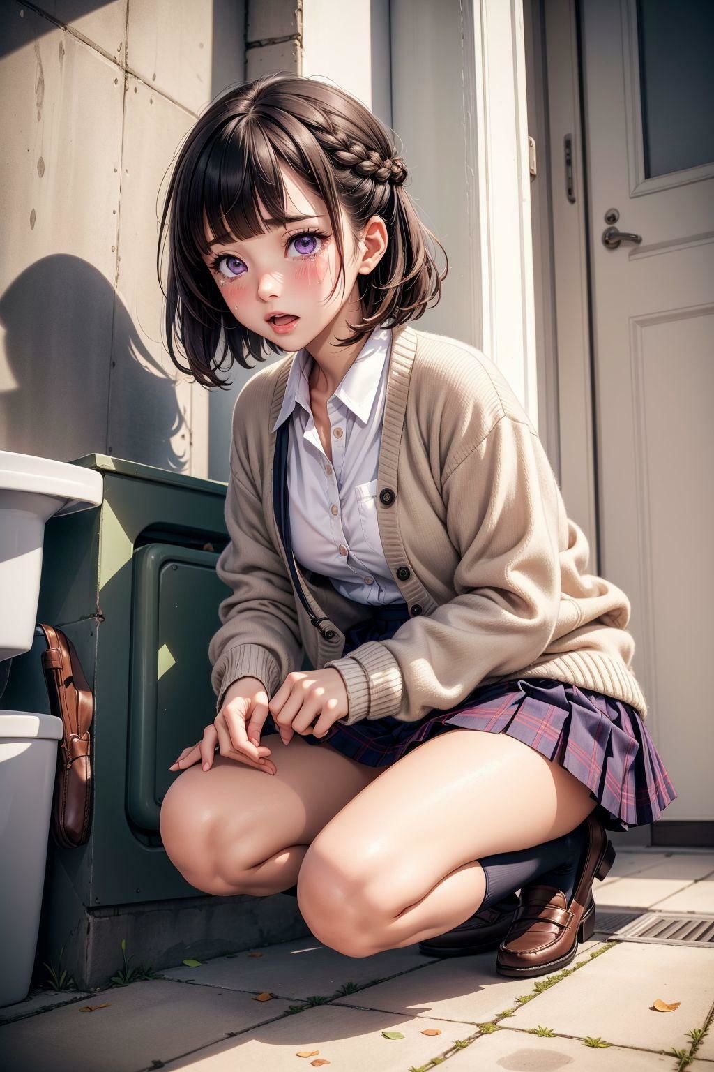 おしっこする場所どぉこだ