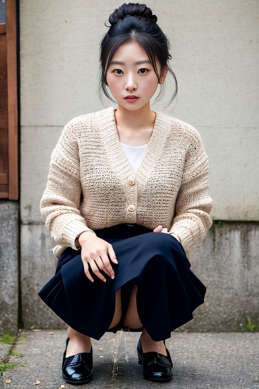 若妻おもらし