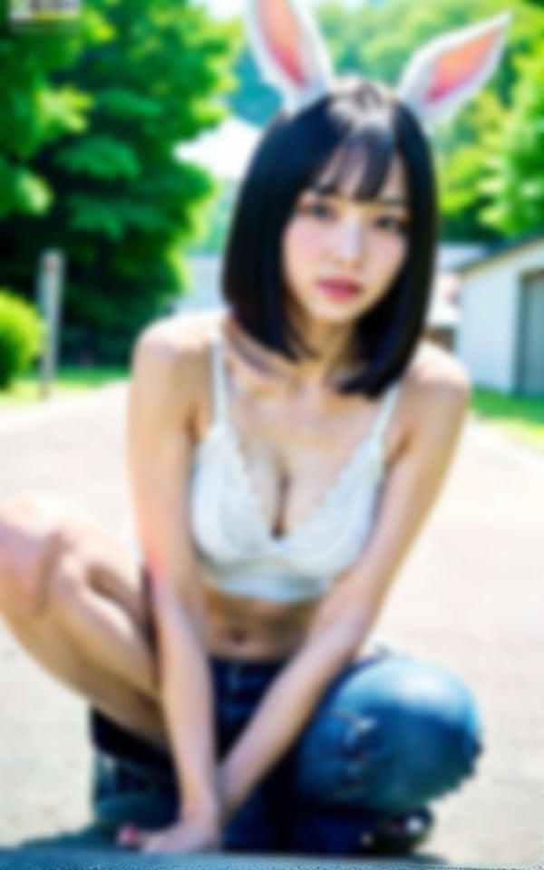 処女の女友達がアニマルコスプレで大胆誘惑Hなポーズで悩殺激写86枚