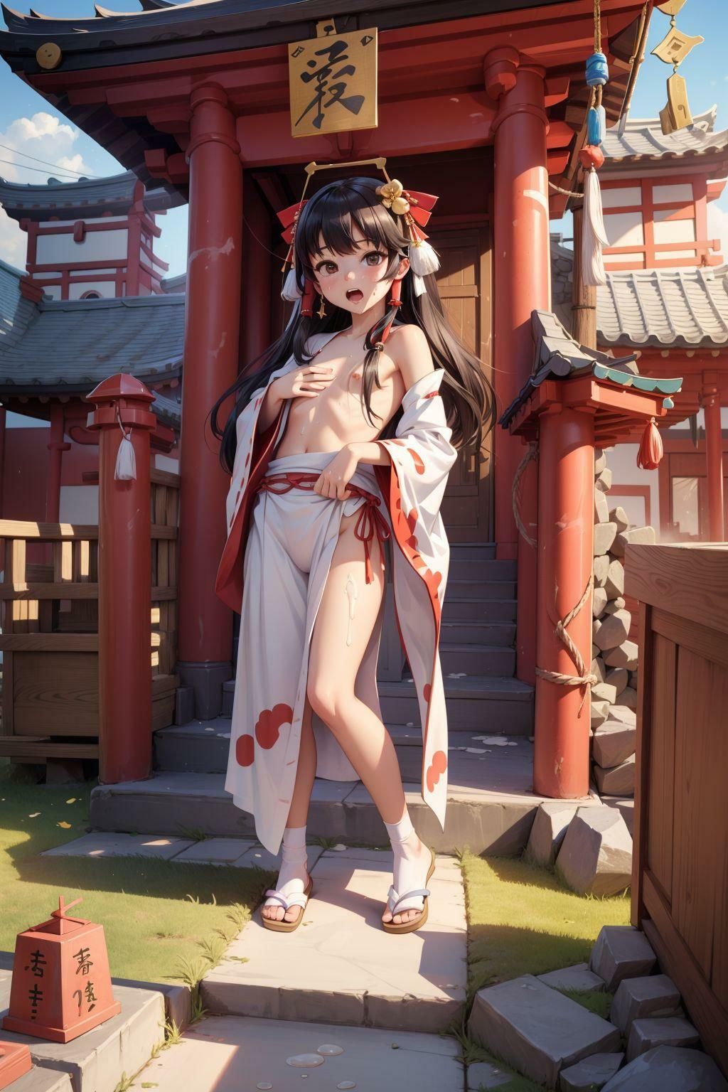 聖なる巫女をよごしちゃお