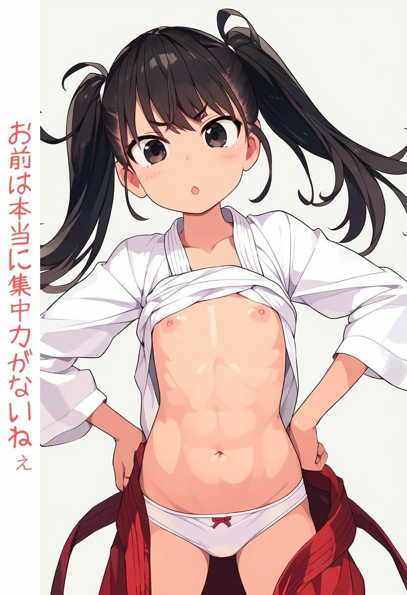 ロリババアのパンチラ・胸チラ｜見た目は若いが中身は古風な老女と特訓中に叱られ褒めらギャップに萌えるセリフ付きイラスト集