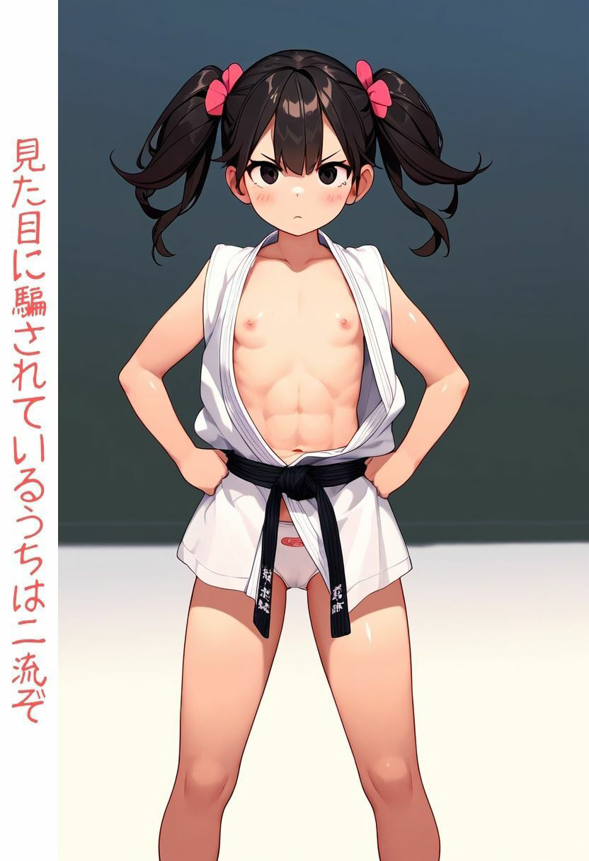 ロリババアのパンチラ・胸チラ｜見た目は若いが中身は古風な老女と特訓中に叱られ褒めらギャップに萌えるセリフ付きイラスト集