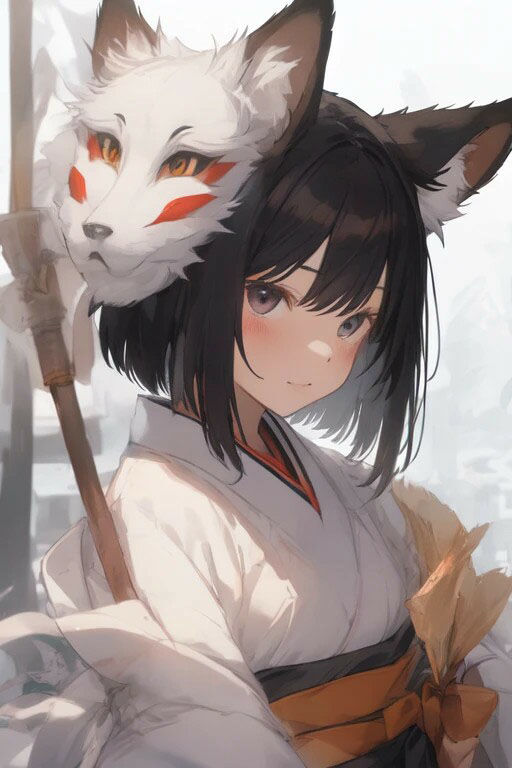 Cute的 AIイラスト集vol.3 きつね子2