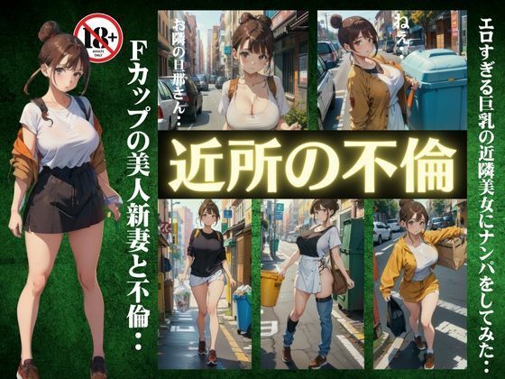 近所の不倫！Fカップの美人新妻と不倫〜エロすぎる巨乳の近隣美女にナンパをしてみた〜