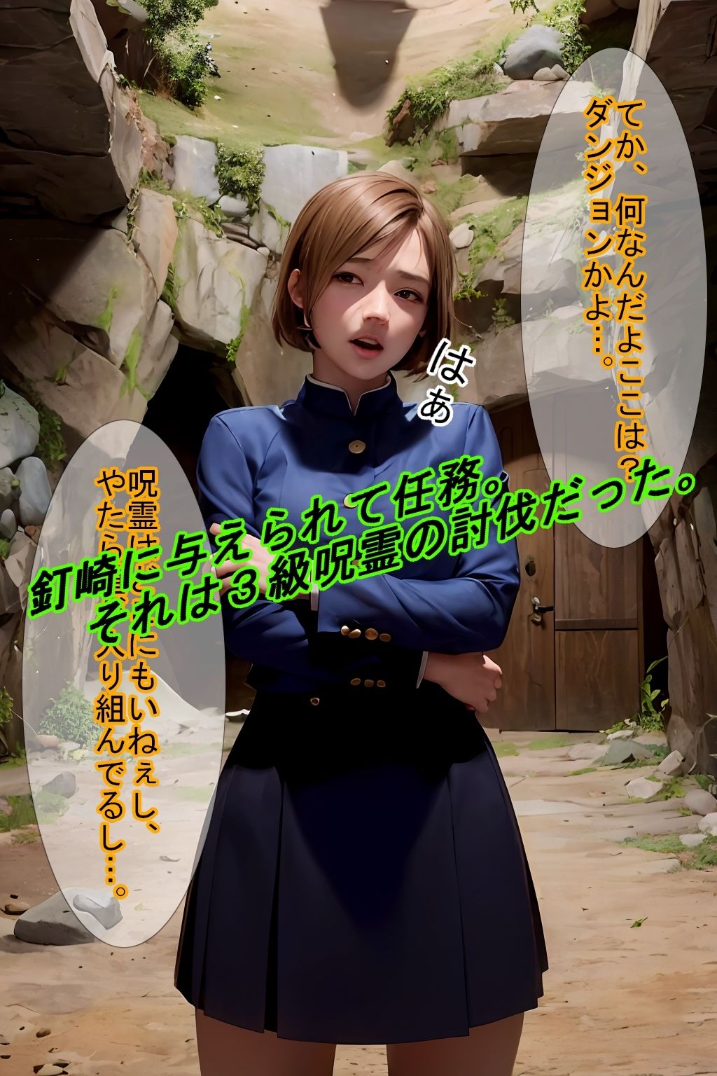 【敗北シリーズVol.05】釘崎〇薔薇が、特級呪霊に敗北!