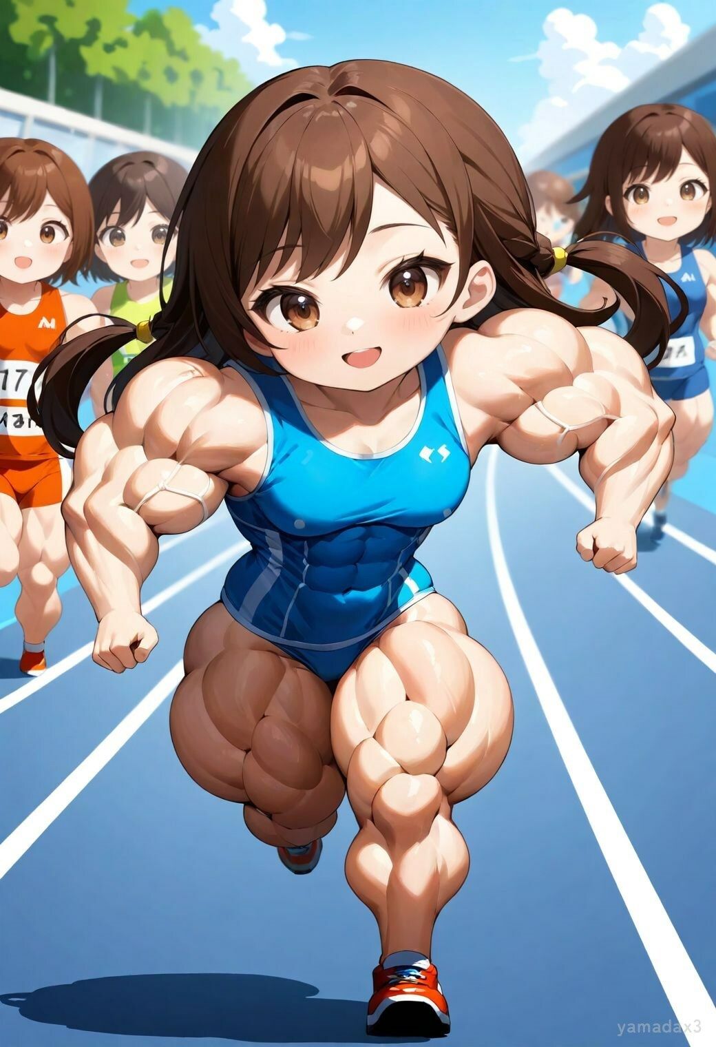 ぴゅあまっする Vol.2 筋肉娘たちの陸上競技風景