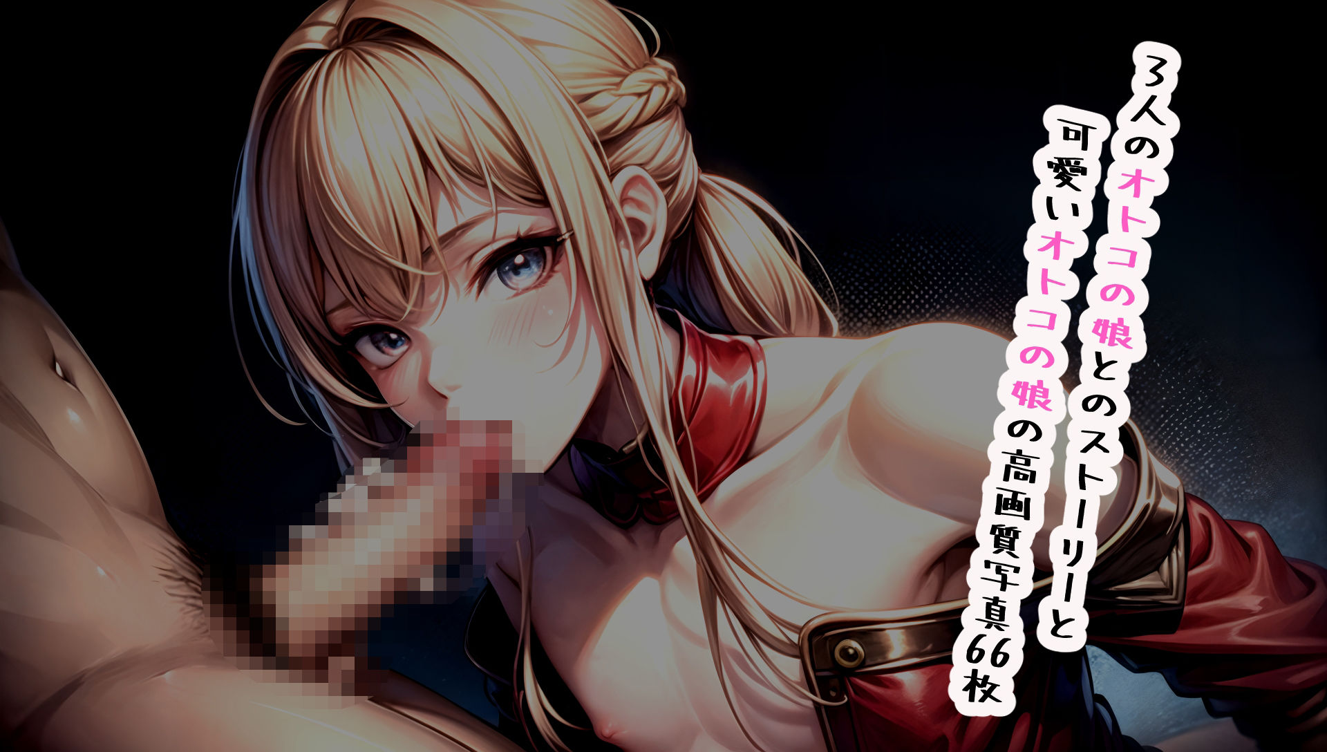 【4K高品質画像】オトコの娘は慰め上手？