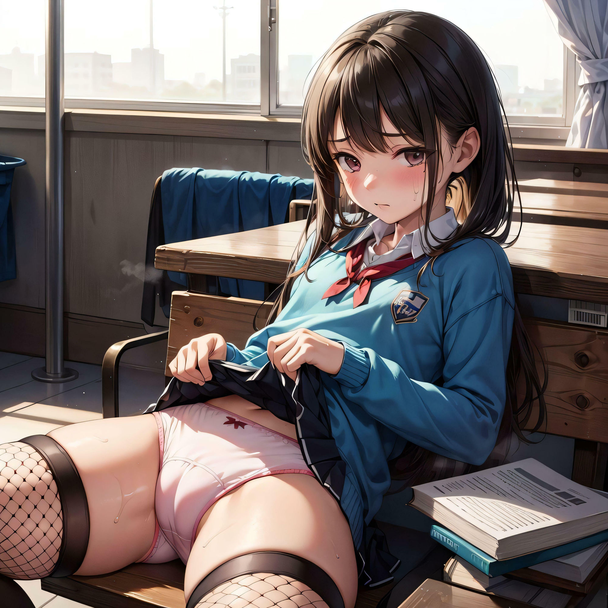 汗だく少女の綿パンツを 嗅ぎ狂いたい