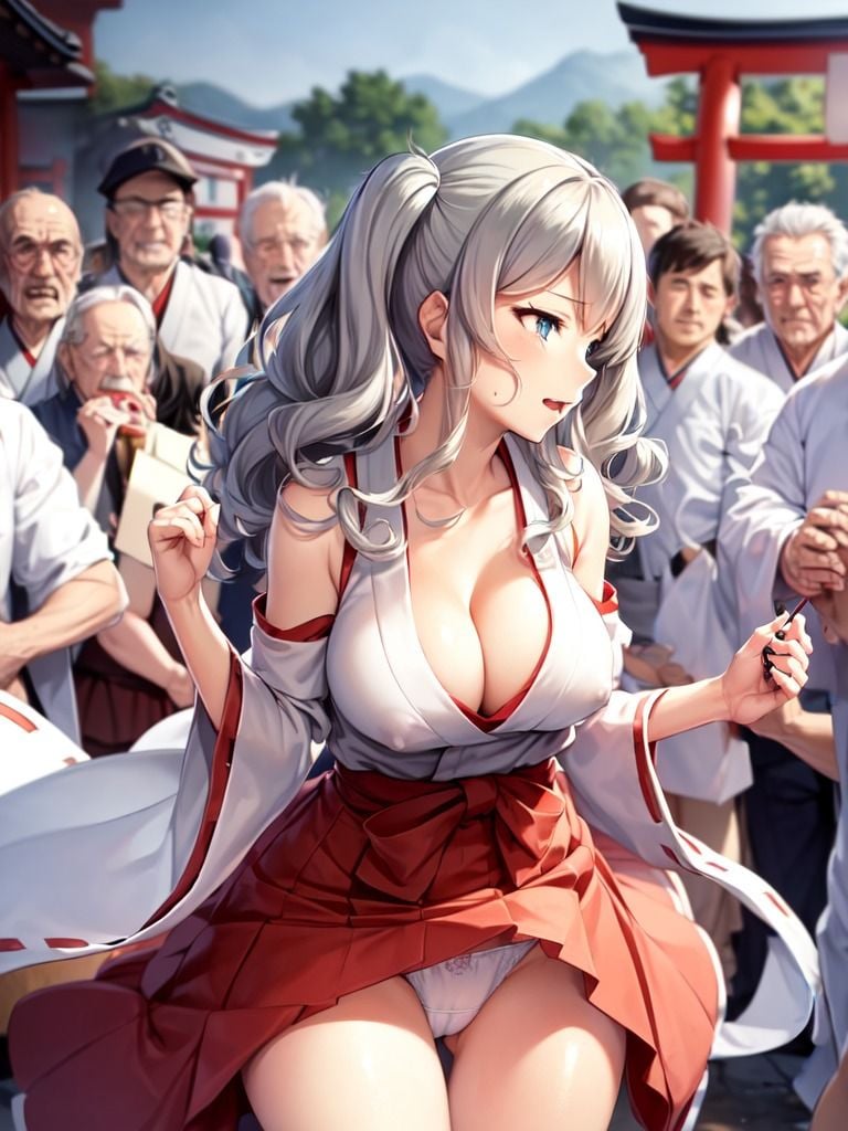 犯●れた巨乳巫女