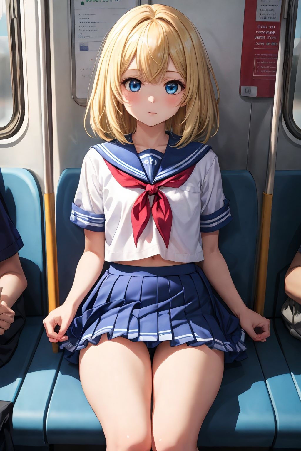 ビッチ電車女の子は突然に