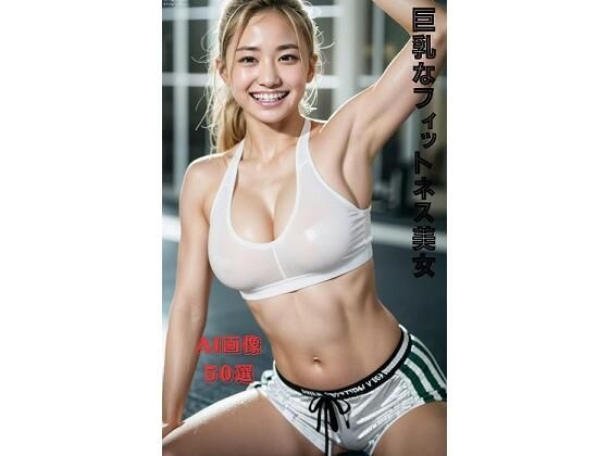 AI美女スライドショー 笑顔がいいフィットネス美女