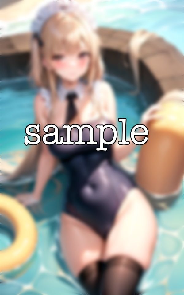 恥じらいの撮影会〜メイドに可愛い水着を着せてプライベートの撮影でえちえち〜