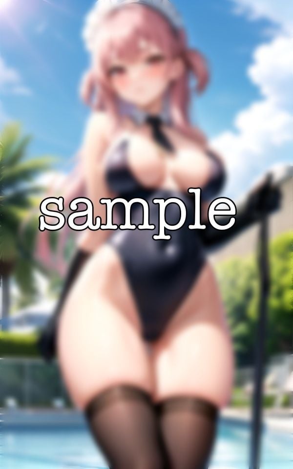 恥じらいの撮影会〜メイドに可愛い水着を着せてプライベートの撮影でえちえち〜