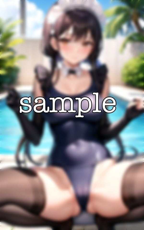 恥じらいの撮影会〜メイドに可愛い水着を着せてプライベートの撮影でえちえち〜