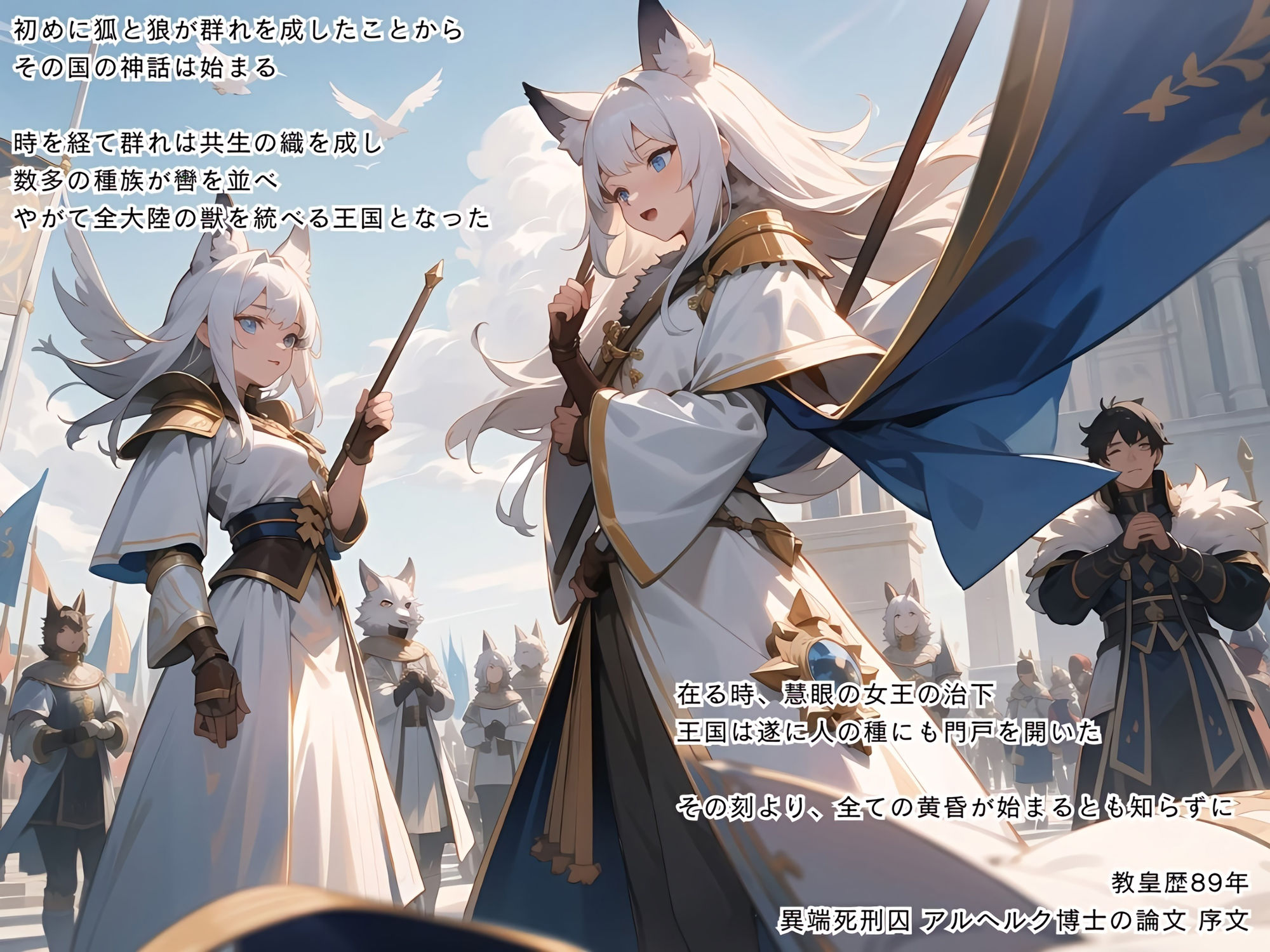 色白細身少女画集【けもみみファンタジー編】