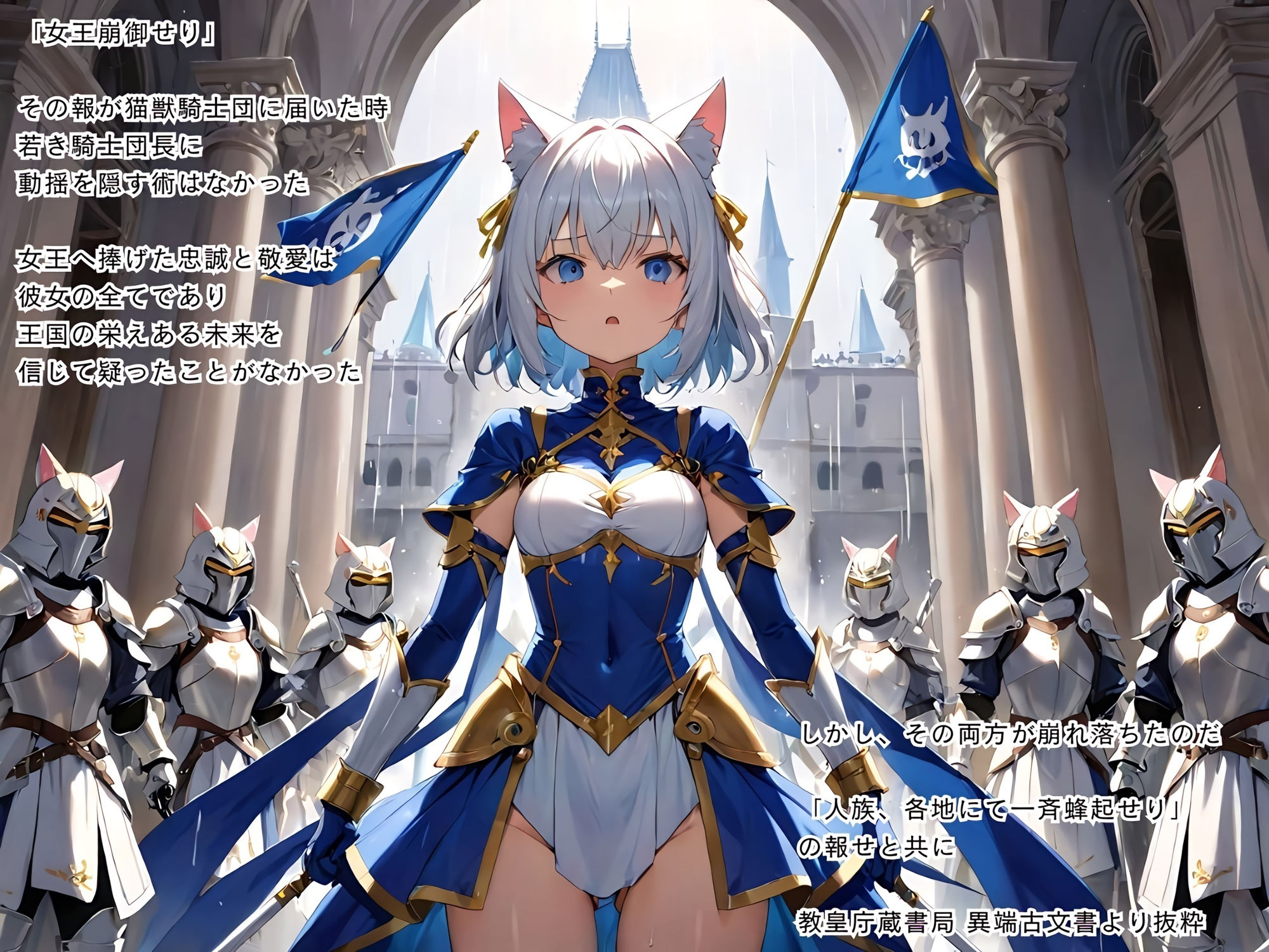 色白細身少女画集【けもみみファンタジー編】