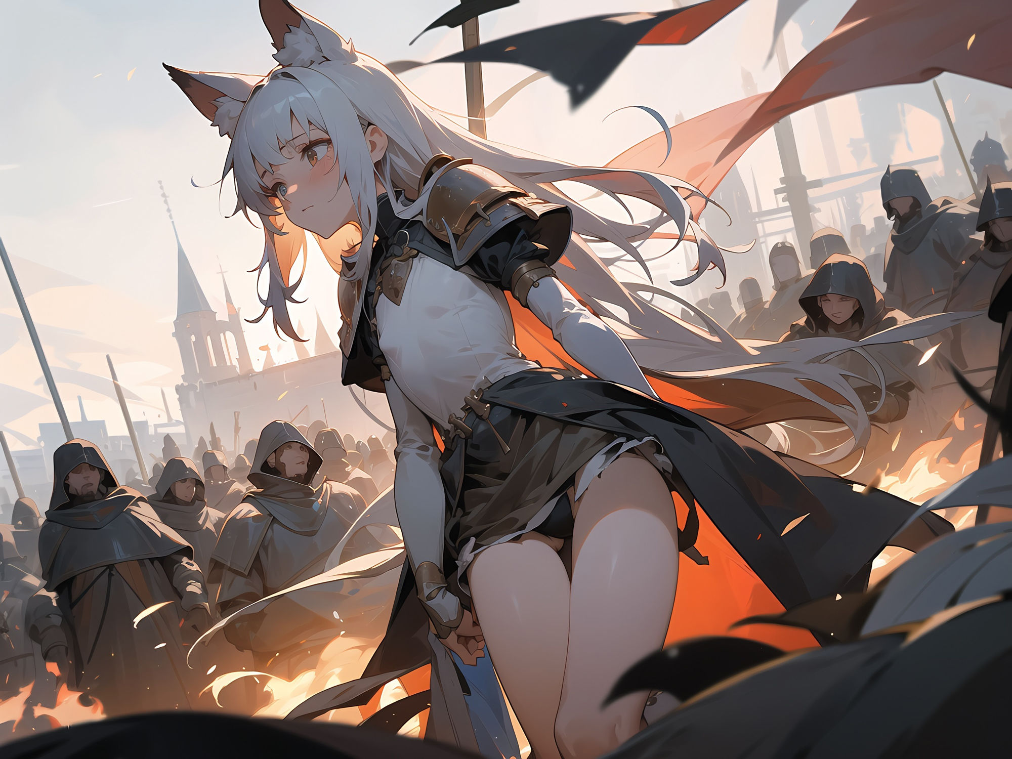 色白細身少女画集【けもみみファンタジー編】