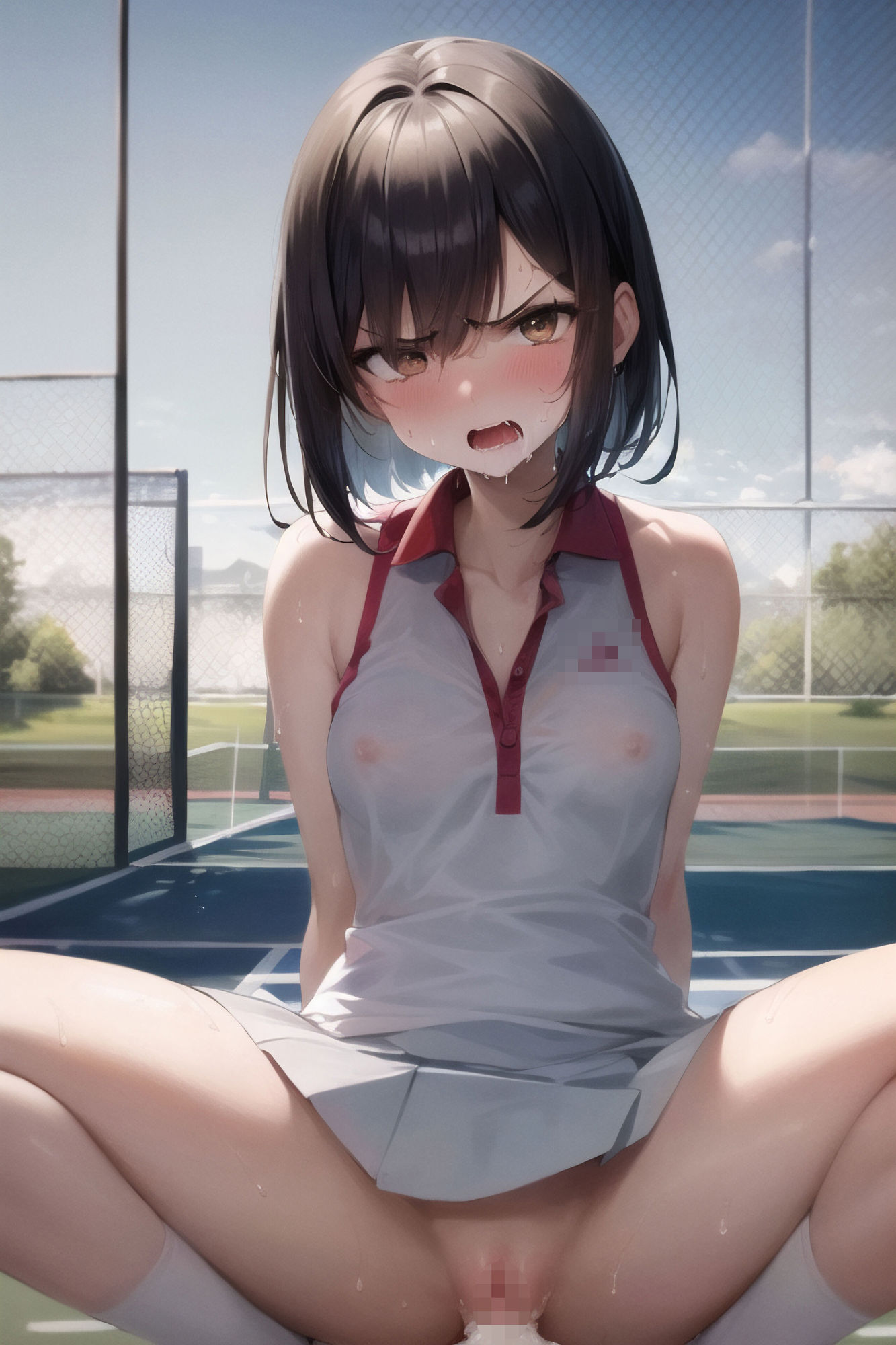 強気な運動部女子が不良の先輩に寝取られる
