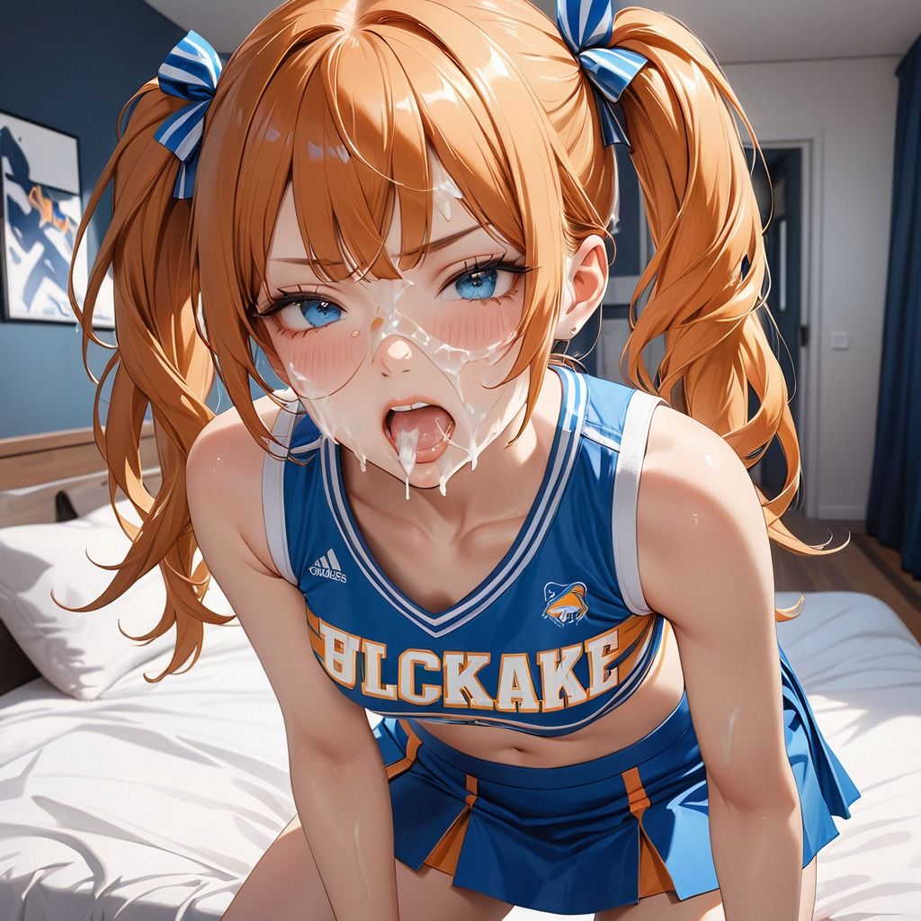 ぶっかけられがち。コスプレが得意なツインテールの女の子。