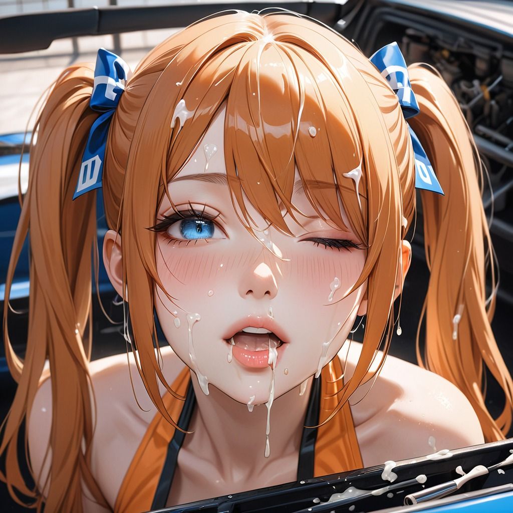 ぶっかけられがち。コスプレが得意なツインテールの女の子。