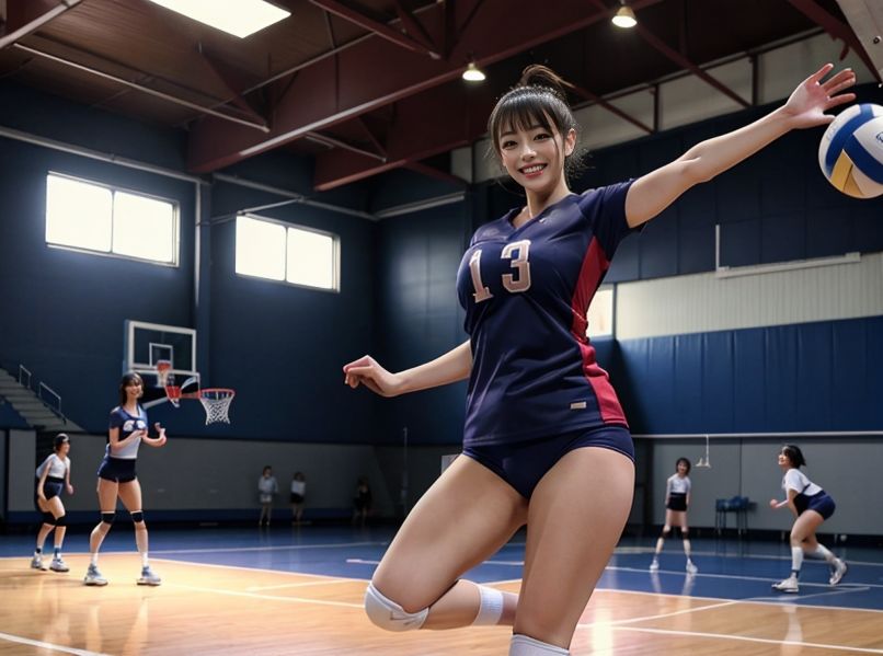 ムチムチママさんバレーハーレム〜長身人妻乱交SEX〜