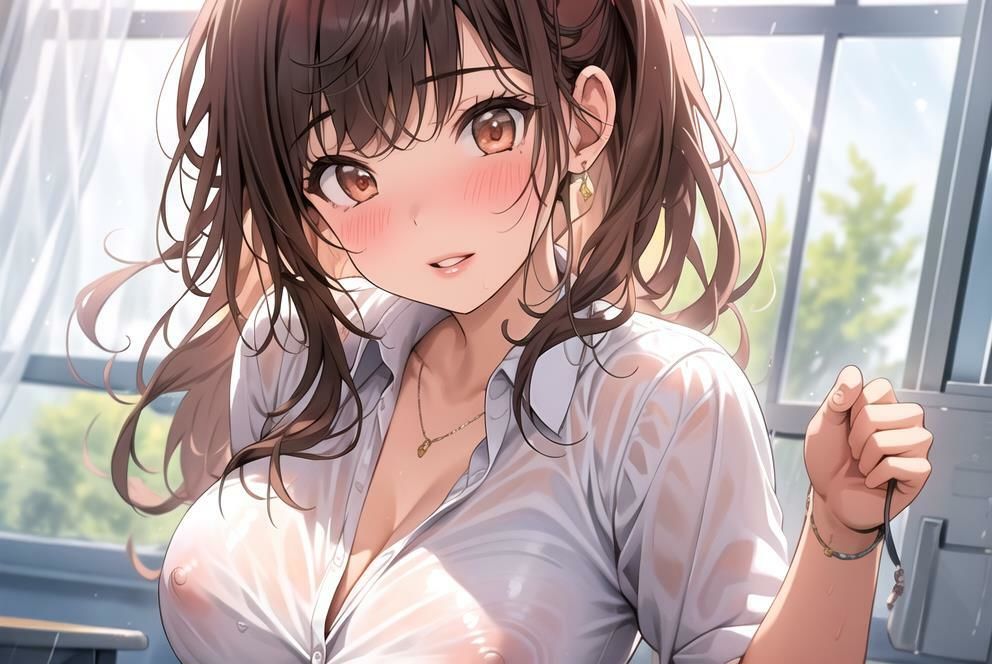 【はだかの幼馴染】 日常とは異なる風景が広がる教室 いつからこうなったんだろう・・ 君の湿ったYシャツが 色っぽいくて仕方がない #2