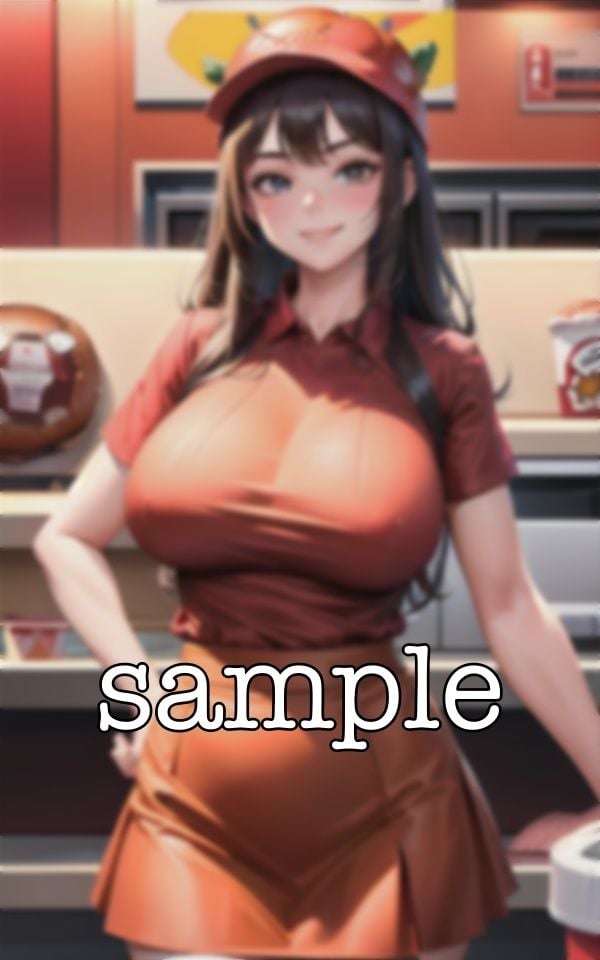 近所の店員〜ハンバーガーショップの18歳の爆乳をナンパ〜