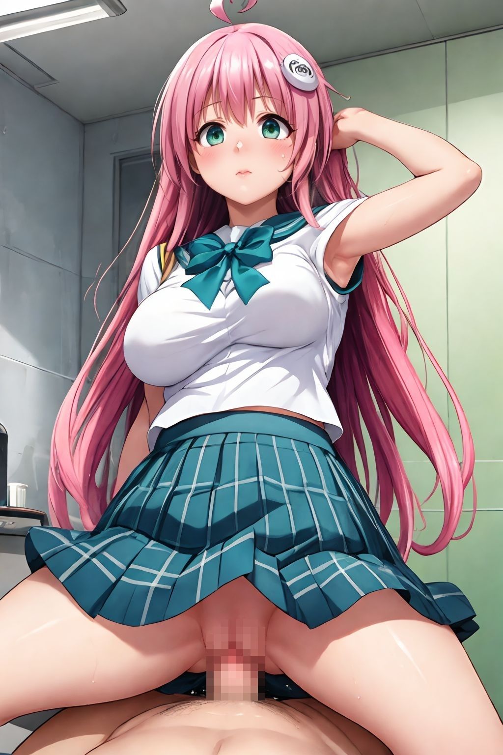 美女二人の学園日記