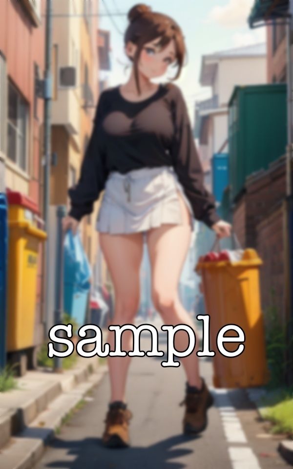 隣の巨乳美女｜ムチムチボディの童顔巨乳がえちえちスタイルのタンクトップ