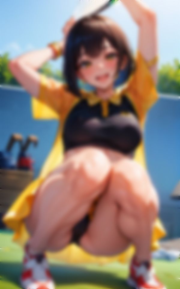 テニス少女はえちえちすぎる
