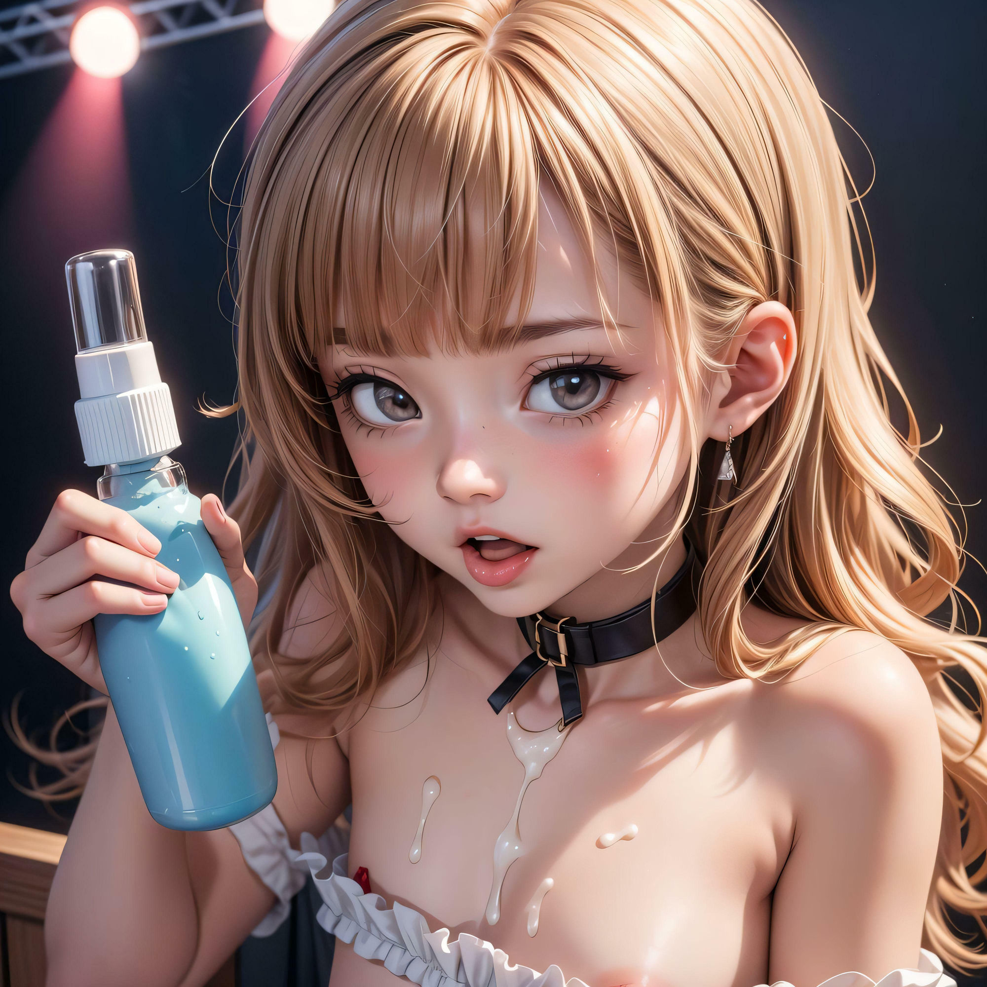 ジュ○アアイドル ライブで脱いじゃいます