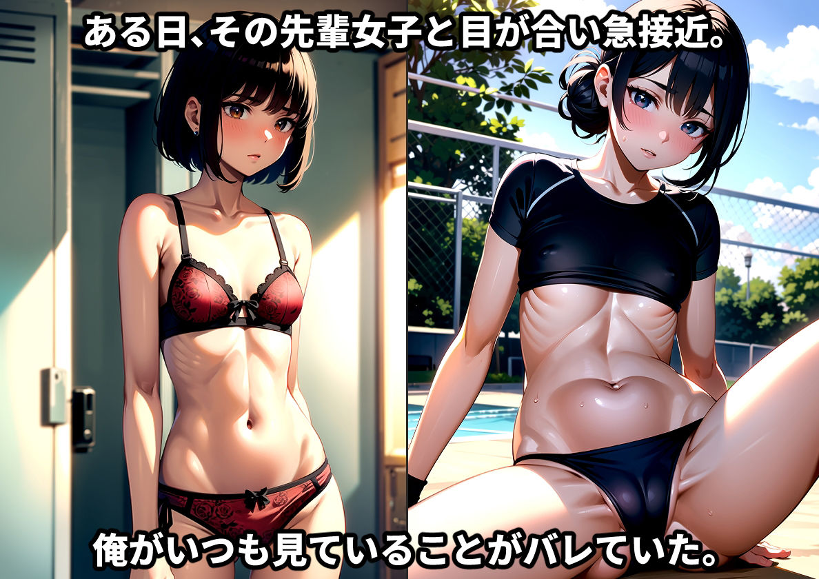 気になる先輩女子のことばかり見てたら目が合ってしまって痴女られ射精管理された話