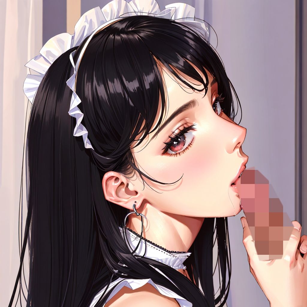 フェラ顔百選 メイド編＃004