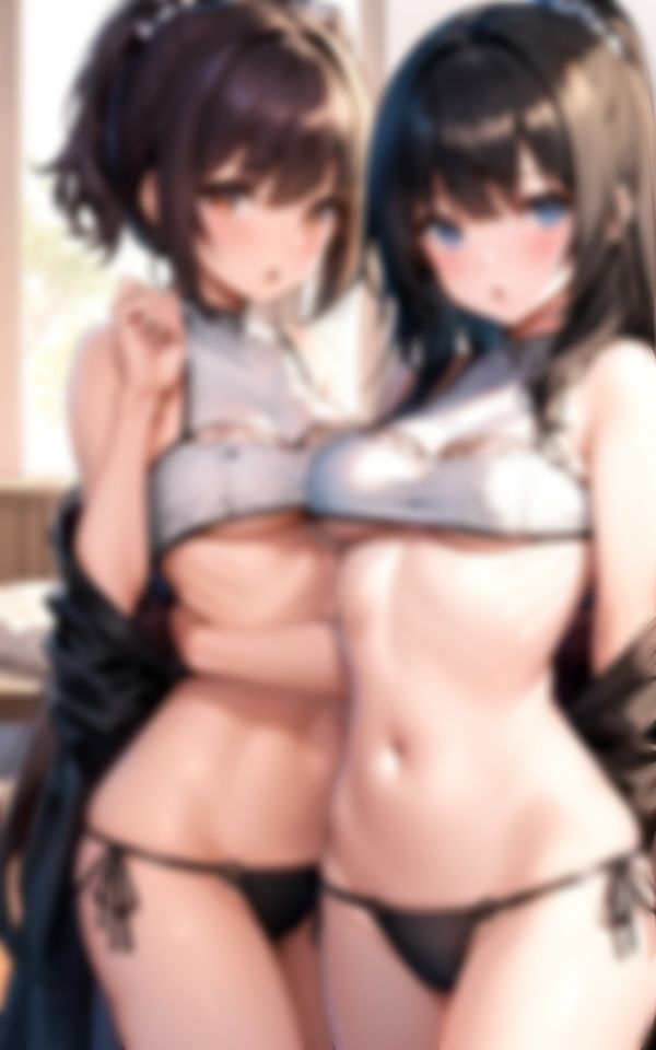 きわどい衣装で童貞くんを誘惑してくる淫乱露出美女