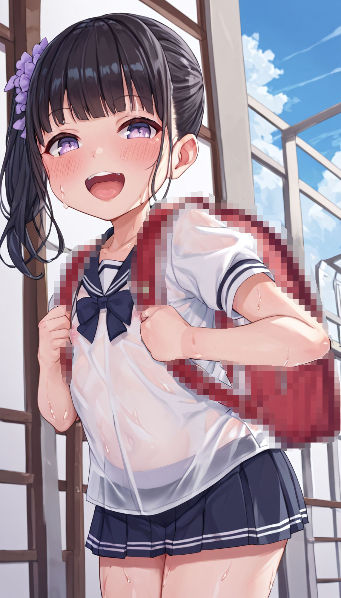 少女×制服×透け CG集