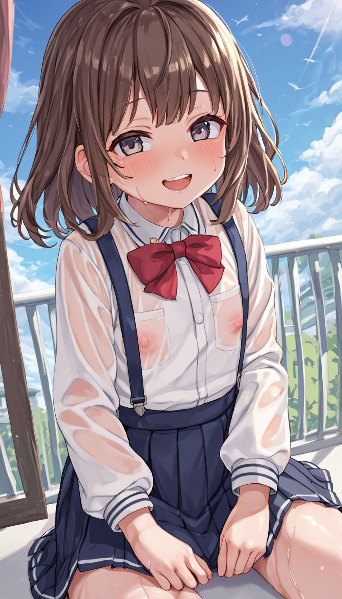 少女×制服×透け CG集