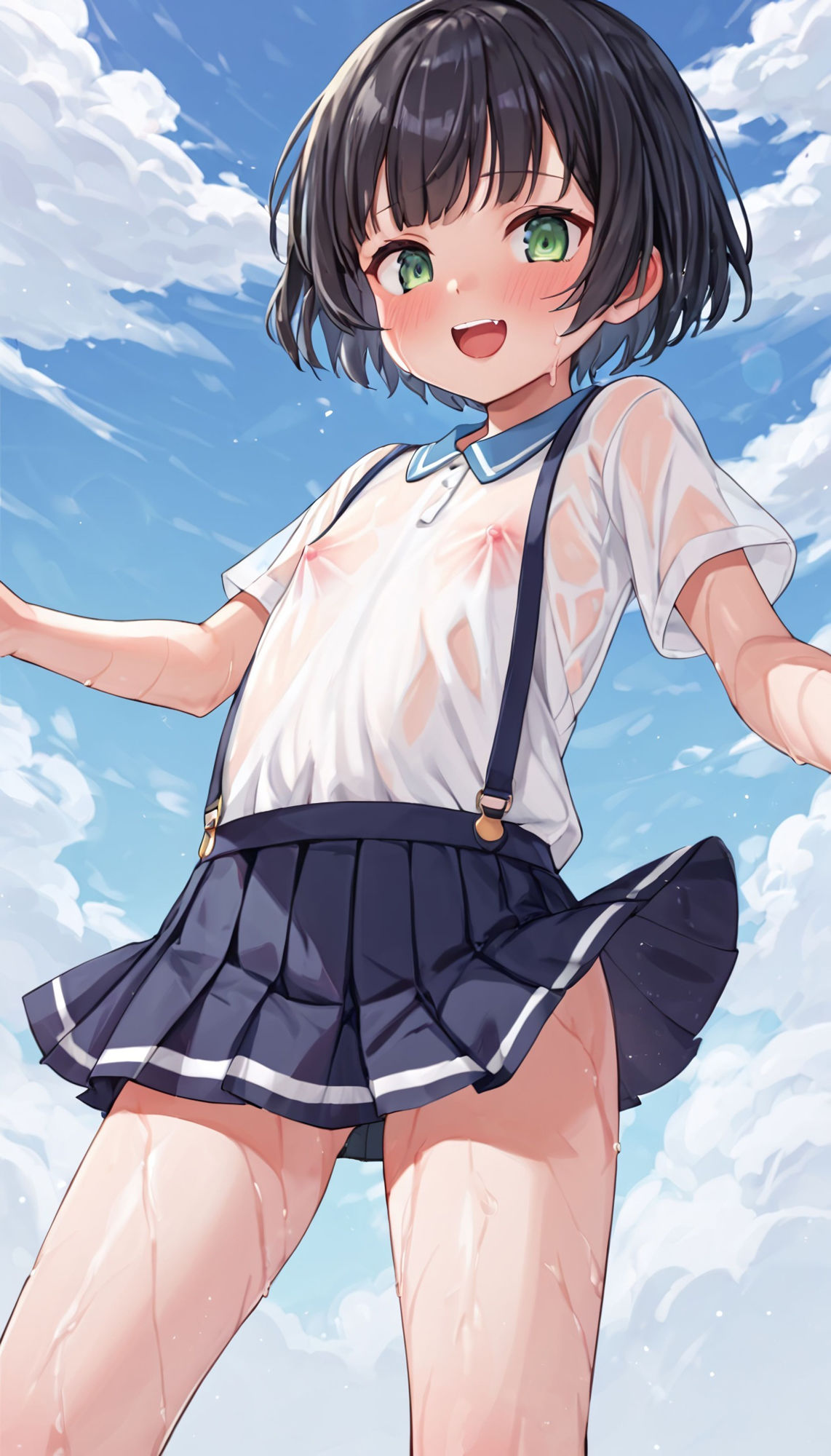 少女×制服×透け CG集