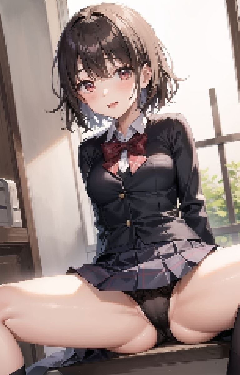 ノーパン学園まんチラ組 はじめては先生のものだよ?