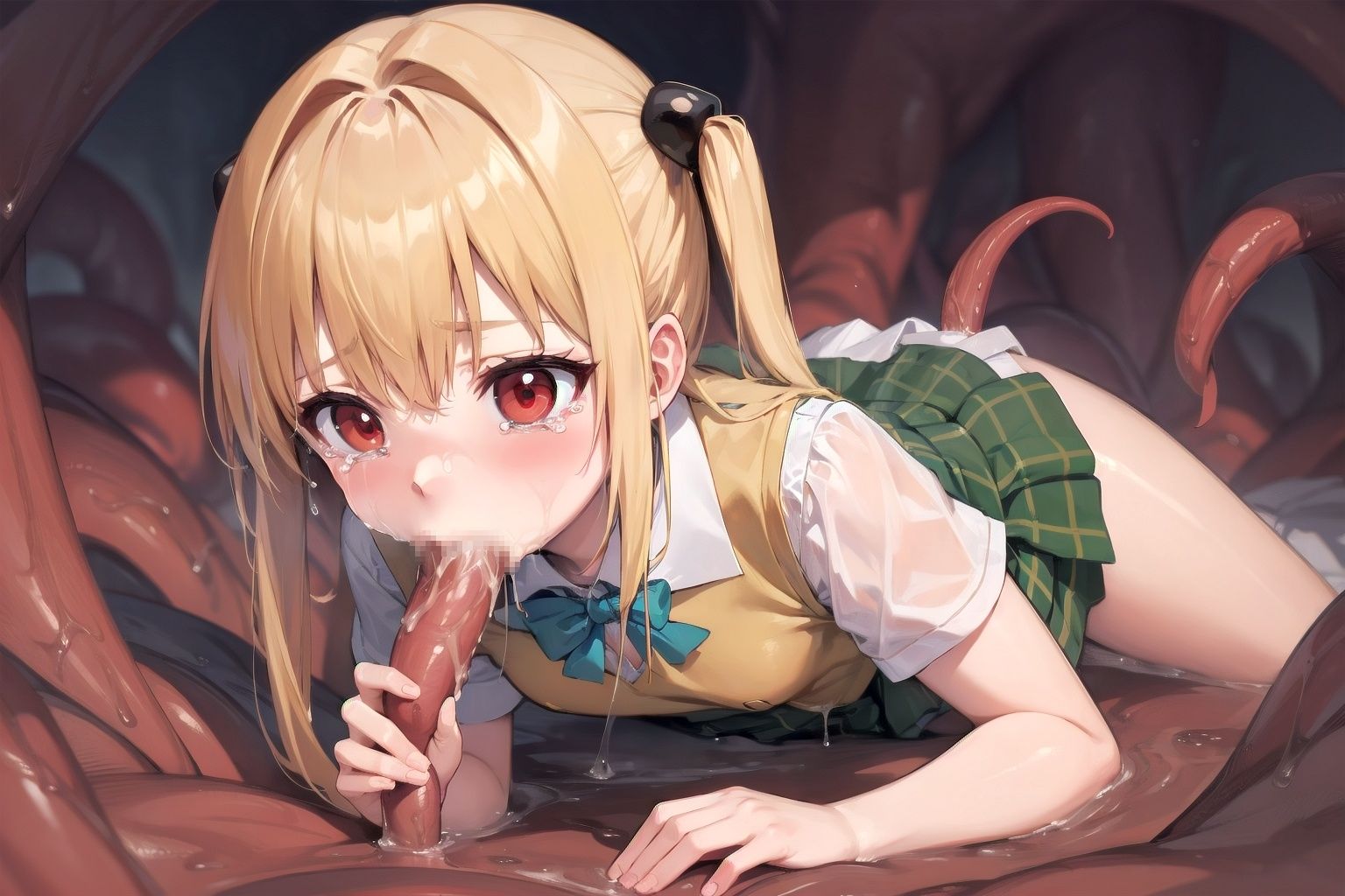 金色の闇が触手でメス堕ちするまで